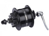 Втулка передняя Shimano DH-3D32-QR Dynamo 6V/3.0W, Disk, 36отв. эксцентрик, черная